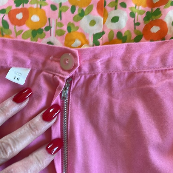 Shirt Mates 3 piece vintage 100% cotton shorts set with belt. Vintage size16. - Picture 9 of 12